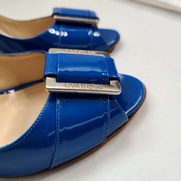 Luciano Padovan Electric Blue Peep-toe Heel - Picture 10 of 14